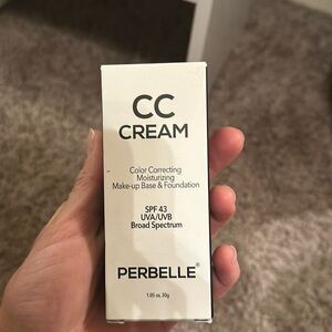 perbelle cc cream color correcting moisturizing makeup base and foundation